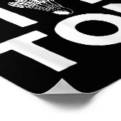 Shuttle Badminton Player 1 Poster (Ecke)