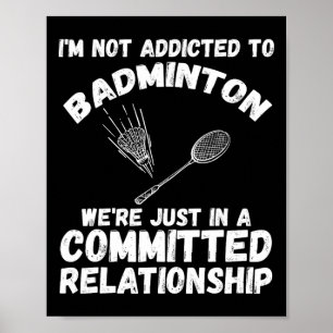 Shuttle Badminton Player 1 Poster