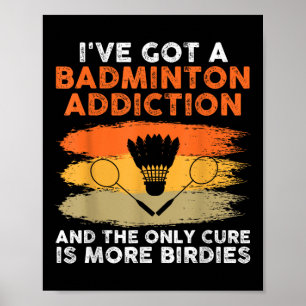 Shuttle Badminton Player 4 Poster