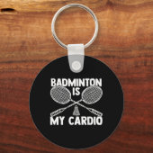 Shuttle Badminton Player 8 Schlüsselanhänger (Vorderseite)