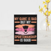 Shuttle Badminton Player 9 Karte (Gelbe Blume)