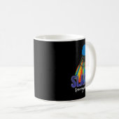 Shuttle Badminton Player Angebot Kaffeetasse (VorderseiteRechts)