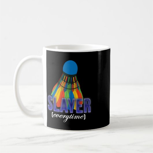 Shuttle Badminton Player Angebot Kaffeetasse (Links)