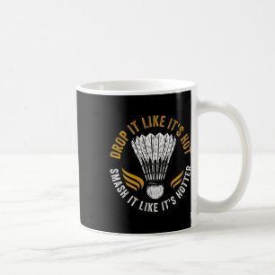 Shuttle Badminton Player Kaffeetasse