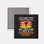 Shuttle Badminton Player Magnet (Vorderseite/Rückseite)
