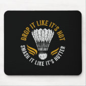 Shuttle Badminton Player Mousepad (Vorne)