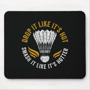 Shuttle Badminton Player Mousepad