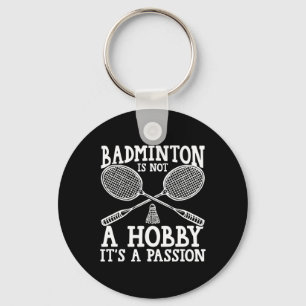 Shuttle Badminton Player Schlüsselanhänger