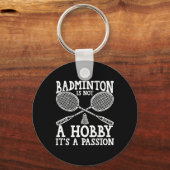 Shuttle Badminton Player Schlüsselanhänger (Vorderseite)
