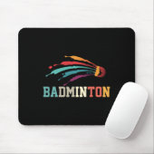 Shuttle Badminton Player Sporttrainer Team Mousepad (Mit Mouse)