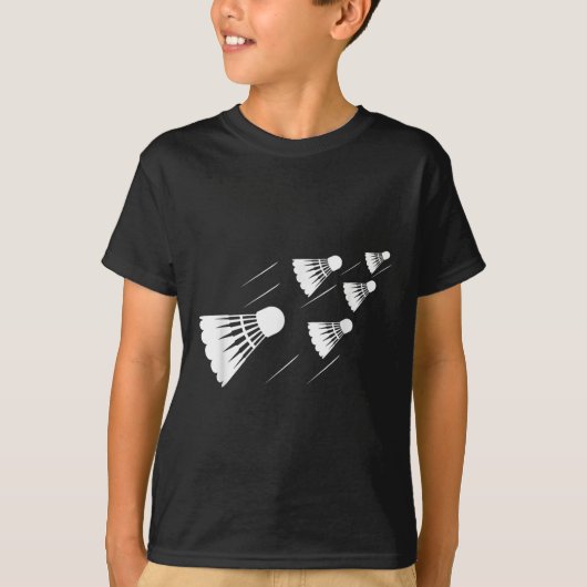 Shuttle Badminton Player T-Shirt (Vorderseite)