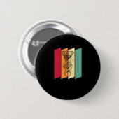 Shuttle Badminton Player Team Court - das in meine Button (Vorne & Hinten)