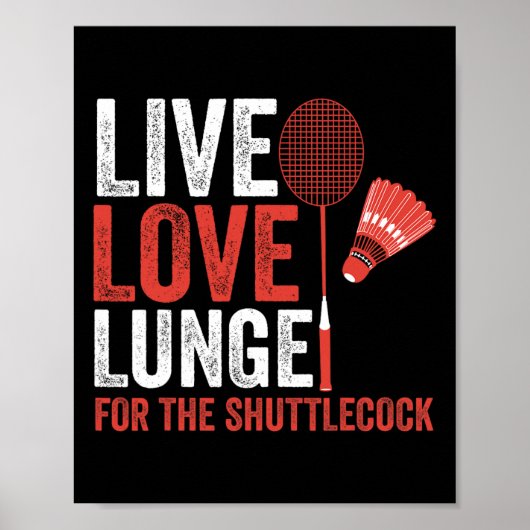 Shuttle Badminton Poster (Vorne)