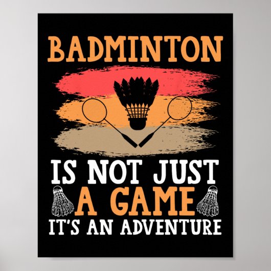 Shuttle Badminton Poster (Vorne)