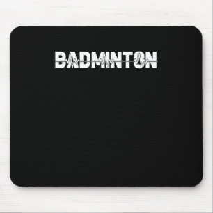 Shuttle Badminton - Racquet Court Player Ekg Herz Mousepad