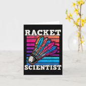 Shuttle Badminton Scientist Karte (Gelbe Blume)