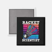 Shuttle Badminton Scientist Magnet (Vorderseite/Rückseite)