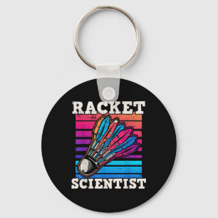 Shuttle Badminton Scientist Schlüsselanhänger