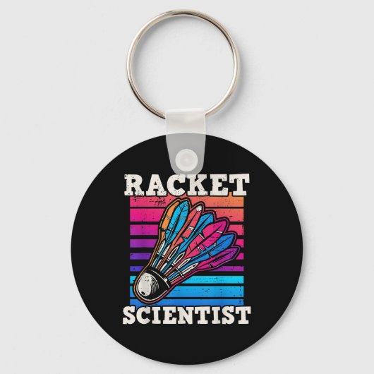 Shuttle Badminton Scientist Schlüsselanhänger (Vorderseite)