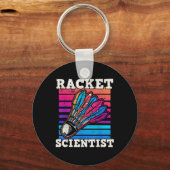 Shuttle Badminton Scientist Schlüsselanhänger (Vorderseite)
