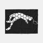 Shuttle Badminton Squash Badminton Player Fleecedecke (Vorderseite (Horizontal))