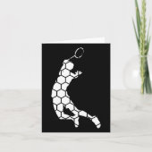 Shuttle Badminton Squash Badminton Player Karte (Vorderseite)
