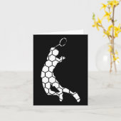 Shuttle Badminton Squash Badminton Player Karte (Gelbe Blume)