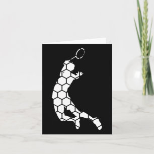 Shuttle Badminton Squash Badminton Player Karte