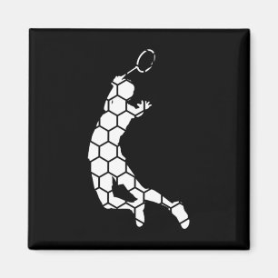 Shuttle Badminton Squash Badminton Player Magnet