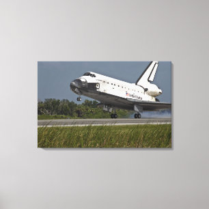 Shuttle-Bemühungslandung Kennedy Space Center Leinwanddruck