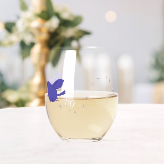 Shuttle Bird Glass Weinglas Ohne Stiel (Insitu (Hochzeit))