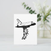 Shuttle Bomber Postkarte (Stehend Vorderseite)
