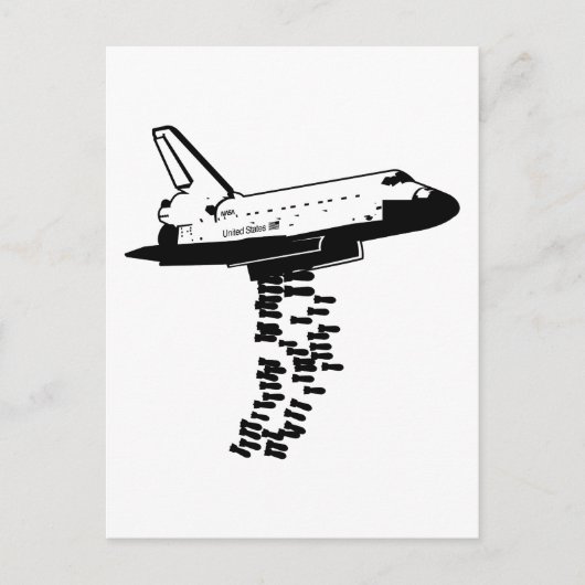 Shuttle Bomber Postkarte (Vorderseite)