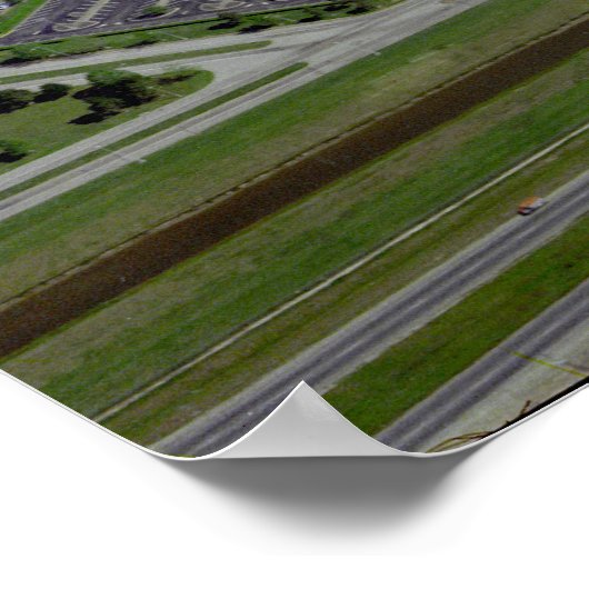 Shuttle Challenger auf dem Shuttle Carrier Poster (Ecke)