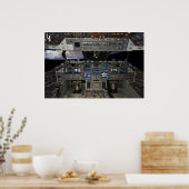 Shuttle Cockpit Poster (Küche)