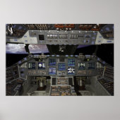 Shuttle Cockpit Poster (Vorne)