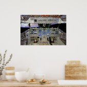 Shuttle Cockpit Poster (Küche)