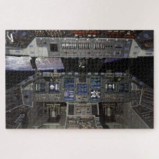 Shuttle-Cockpit-Puzzle Puzzle (Horizontal)