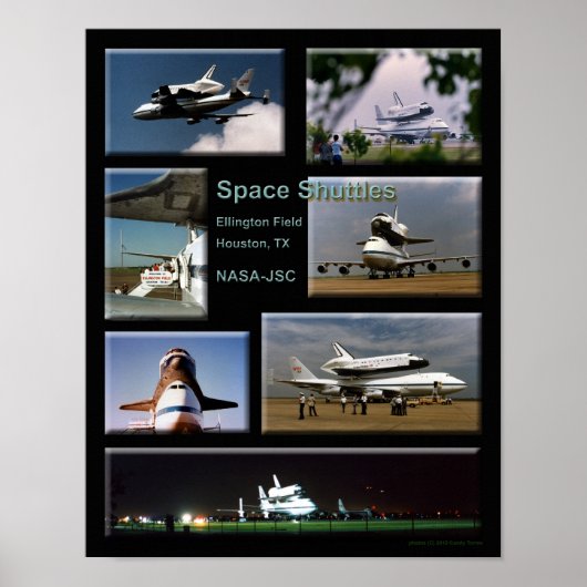 Shuttle-Collage Poster (Vorne)