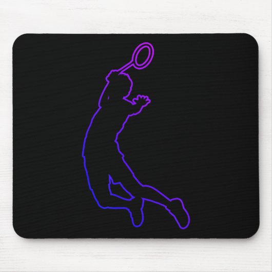 Shuttle Damen Herren Squash Badminton Mousepad (Vorne)