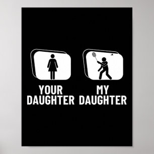 Shuttle Deine Tochter meine Tochter Mama Funny Dmi Poster