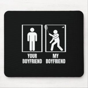 Shuttle deinen Freund, mein Freund Funny Badminto Mousepad