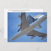 Shuttle Endeavor Postkarte (Vorne/Hinten)