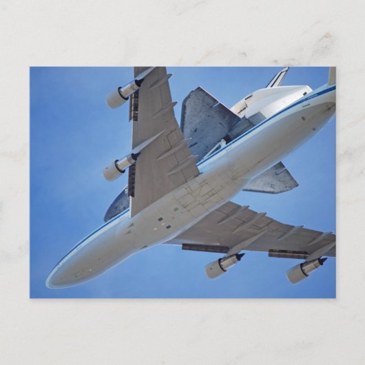 Shuttle Endeavor Postkarte (Vorderseite)