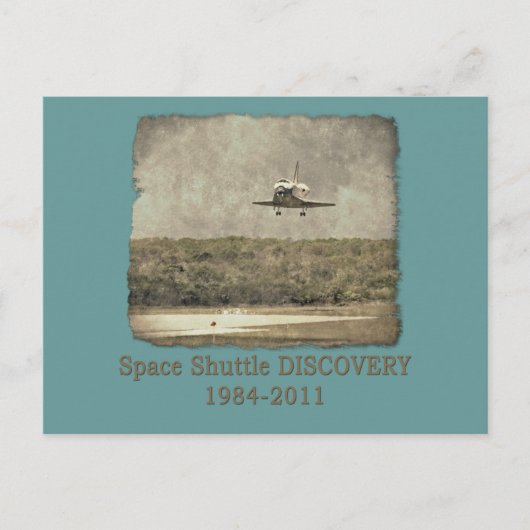 Shuttle-Entdeckungsreise Postkarte (Vorderseite)