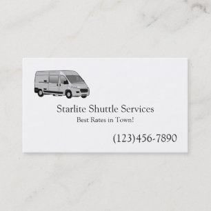 Shuttle-Fahrer-Fahrdienst Visitenkarte