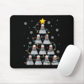 Shuttle Graphic Badminton Player Shirt Gift Christ Mousepad (Mit Mouse)