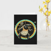 Shuttle Hippo Badminton Karte (Gelbe Blume)