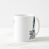 Shuttle Hugger Doppellogo-Tasse Kaffeetasse (VorderseiteRechts)