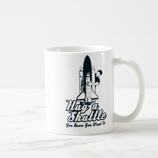 Shuttle Hugger Doppellogo-Tasse Kaffeetasse (Rechts)